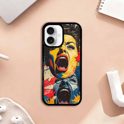 iPhone 17 Case — Comic Book Scream Comic Original Art, Custom Phone Case