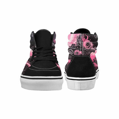 MEN'S Van Gogh Swirl High Top Canvas Neon Fantasy Shoes