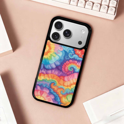 iPhone 17 Pro Case — Tie Dye Swirls Tie Dye Tie, Custom Phone Case