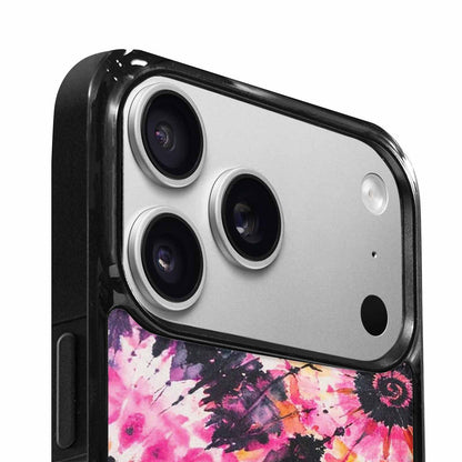 iPhone 17 Pro Max Case — Tie Dye Swirls Black Tie Dye, Custom Printed Phone Case