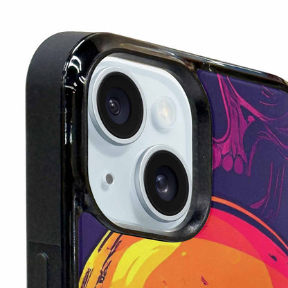 iPhone 15 Plus Case — Pride Flag Skulls Seamless Pattern Vibrant, Custom Made Phone Cover