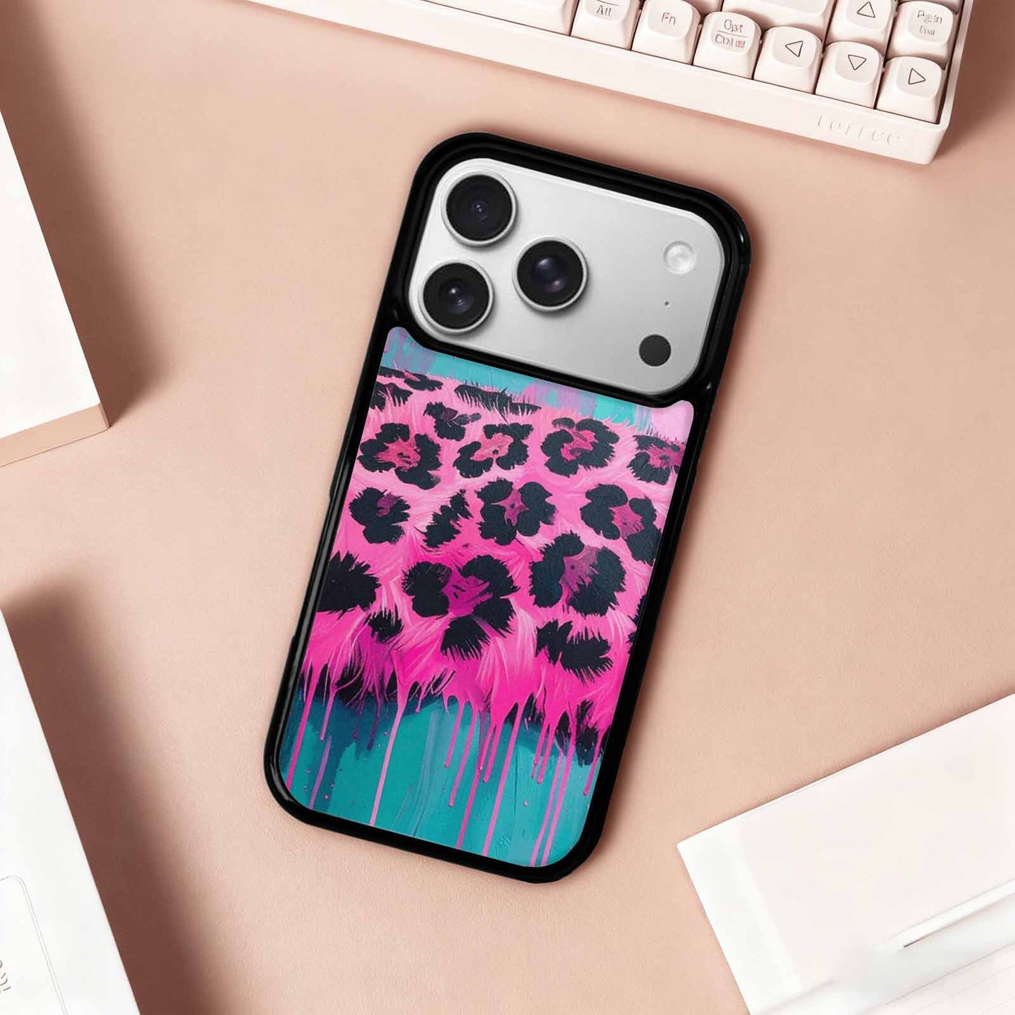 iPhone 17 Pro Case — Seamless Tileable Pattern Of Overlapping Animal, Custom Designed Case Cover