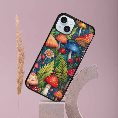 iPhone 15 Plus Case — Mushrooms Botanicalmushrooms P 7fj Personalized Phone, Custom Made Phone Cover