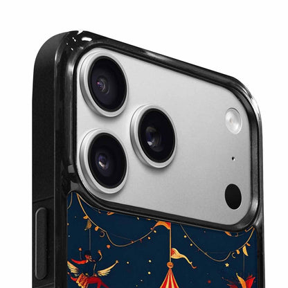 iPhone 17 Pro Case — Vintage Circus Art Pattern Retro Vintage, Custom Designed Case Cover