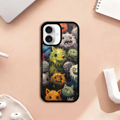 iPhone 17 Case — Monsters Camomonsters Pattern U0v Camo, Custom Art Phone Cover
