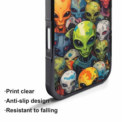 iPhone 17 Pro Case — Aliens Camo Aliens Pattern Hundreds Alien, Unique Phone Case Design