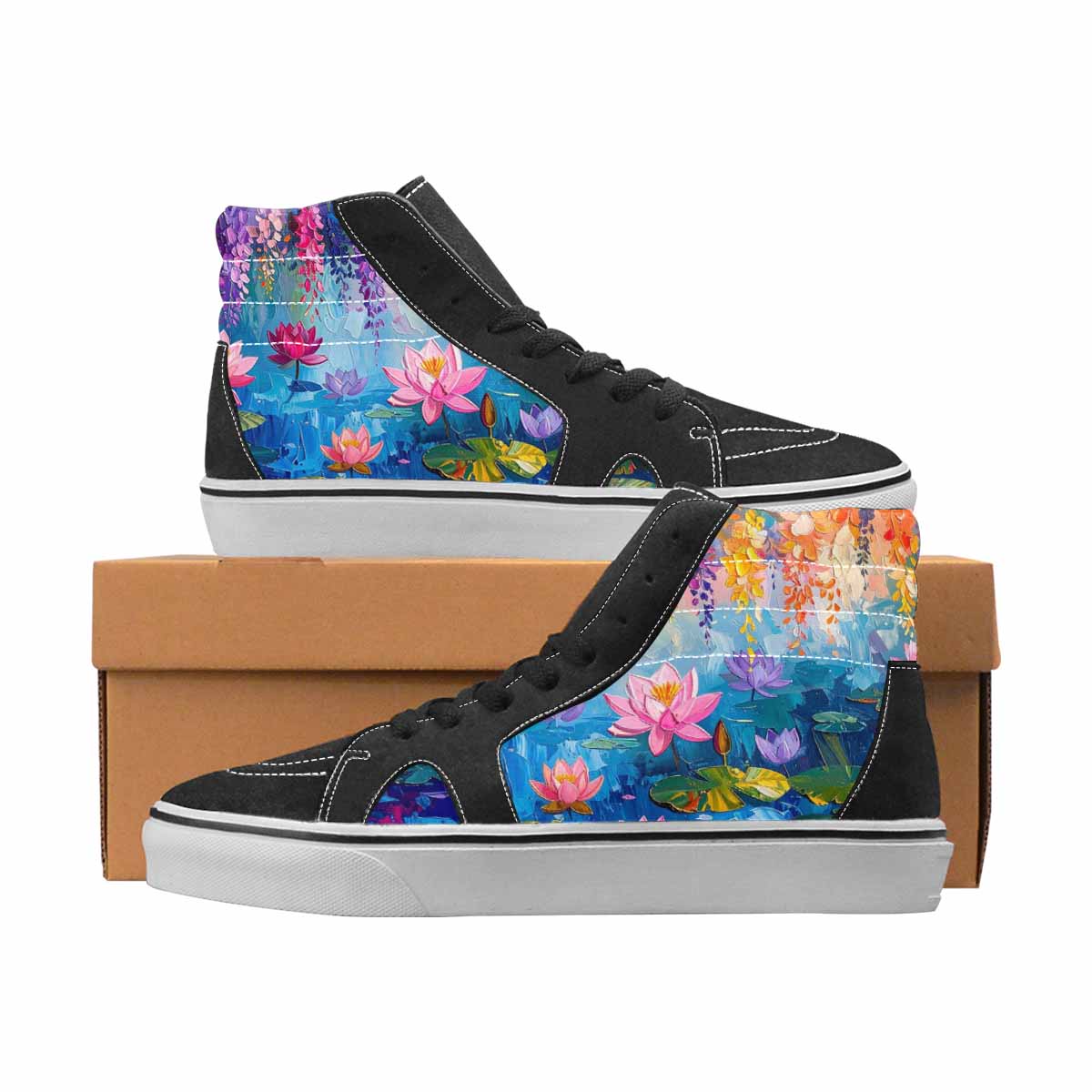 WOMEN'S Monet Full Color High Top Canvas One Of A Kind Vivid Shoes