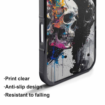 iPhone 17 Pro Max Case — Skull Dark Art Gothic Print Gothic, Unique Phone Case Design