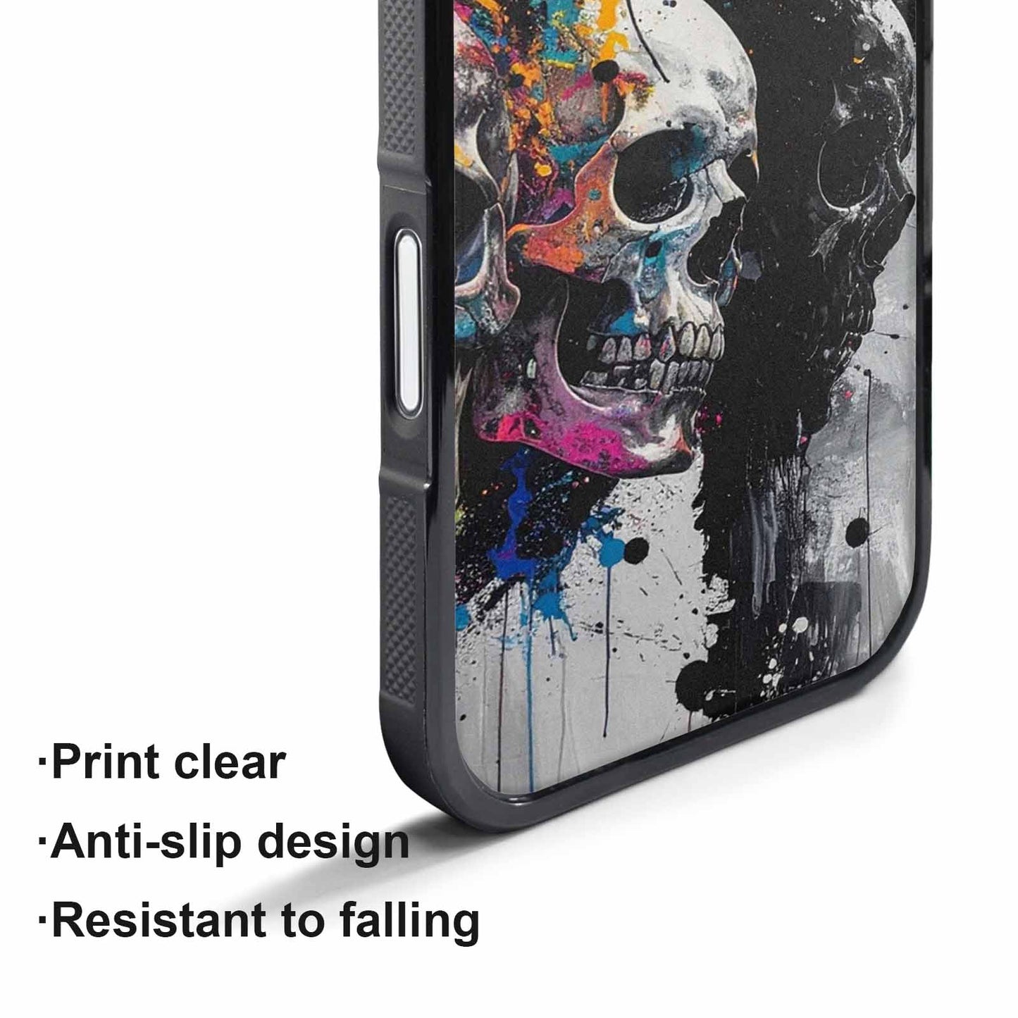 iPhone 17 Pro Max Case — Skull Dark Art Gothic Print Gothic, Custom Designed Case Cover