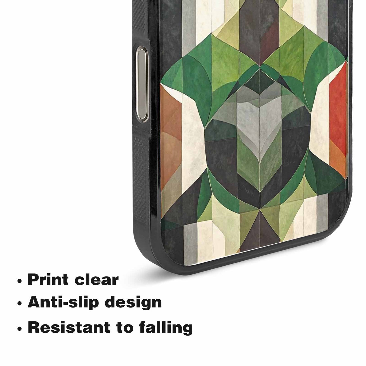 iPhone 15 Pro Max Case — Aromantic Flag Color Theme Small Rainbow, Original Design Phone Case