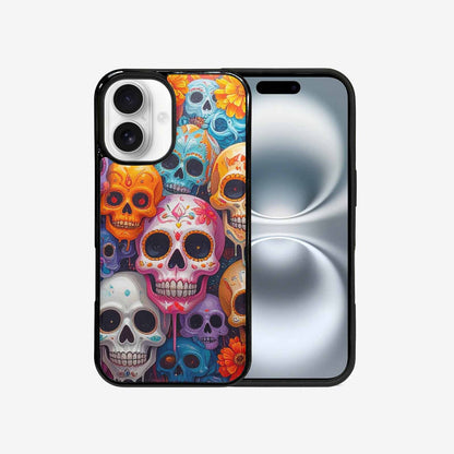 iPhone 16 Case — Sugar Skullsmelting Sugar Skulls 9h5, Custom Made Phone Cover