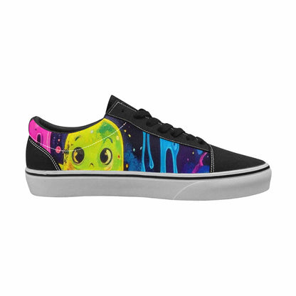 WOMEN'S Ice Cream Monsters  Lace-Up Canvas Vibrant Chaos Sneakers
