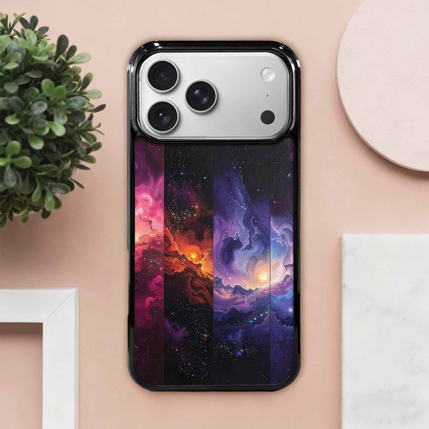 iPhone 17 Pro Max Case — Galaxy Cosmic Print Texture Galaxy Space, Custom Art Phone Cover