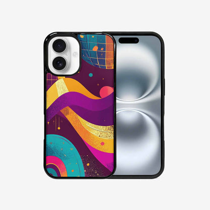iPhone 16 Case — 1970s Disco Art Pattern, Custom Art Phone Cover
