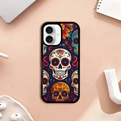 iPhone 17 Case — Day Dead Sugar Skull Gothic Skulls, Personalized Phone Case