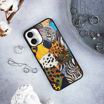iPhone 16 Plus Case — Full Color Vibrantanimal Print A Ekr, Customized Protective Case