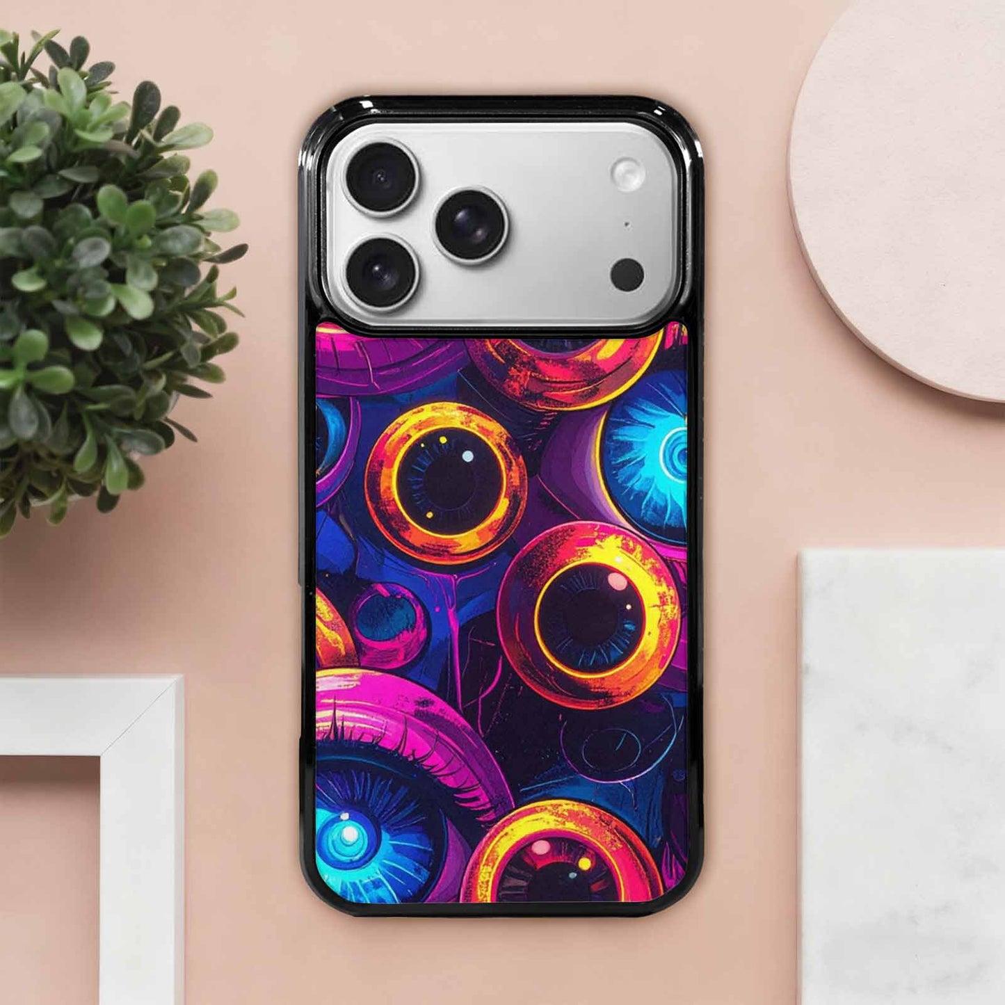 iPhone 17 Pro Max Case — Seamless Tileable Pattern Of Cartoon Cute, Customized Protective Case