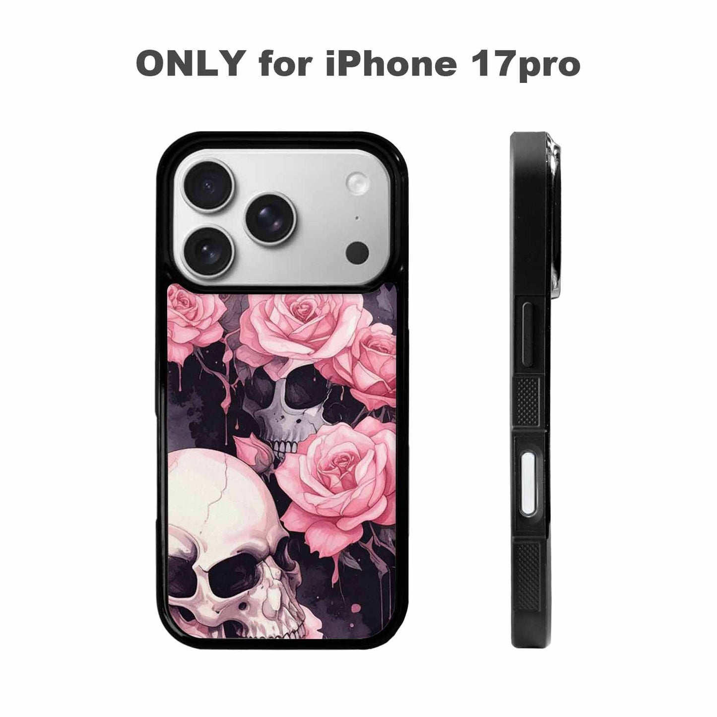 iPhone 17 Pro Case — Skull Dark Art Gothic Print Gothic, Original Design Phone Case