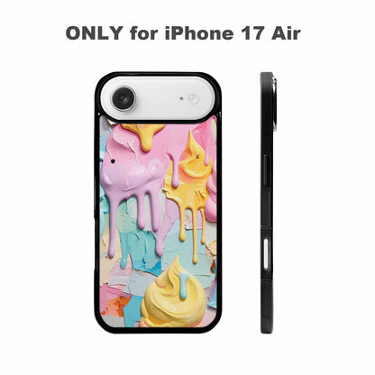 iPhone 17 Air Case — Soft Serve Swirl Monster Characters Original, Custom Art Phone Cover