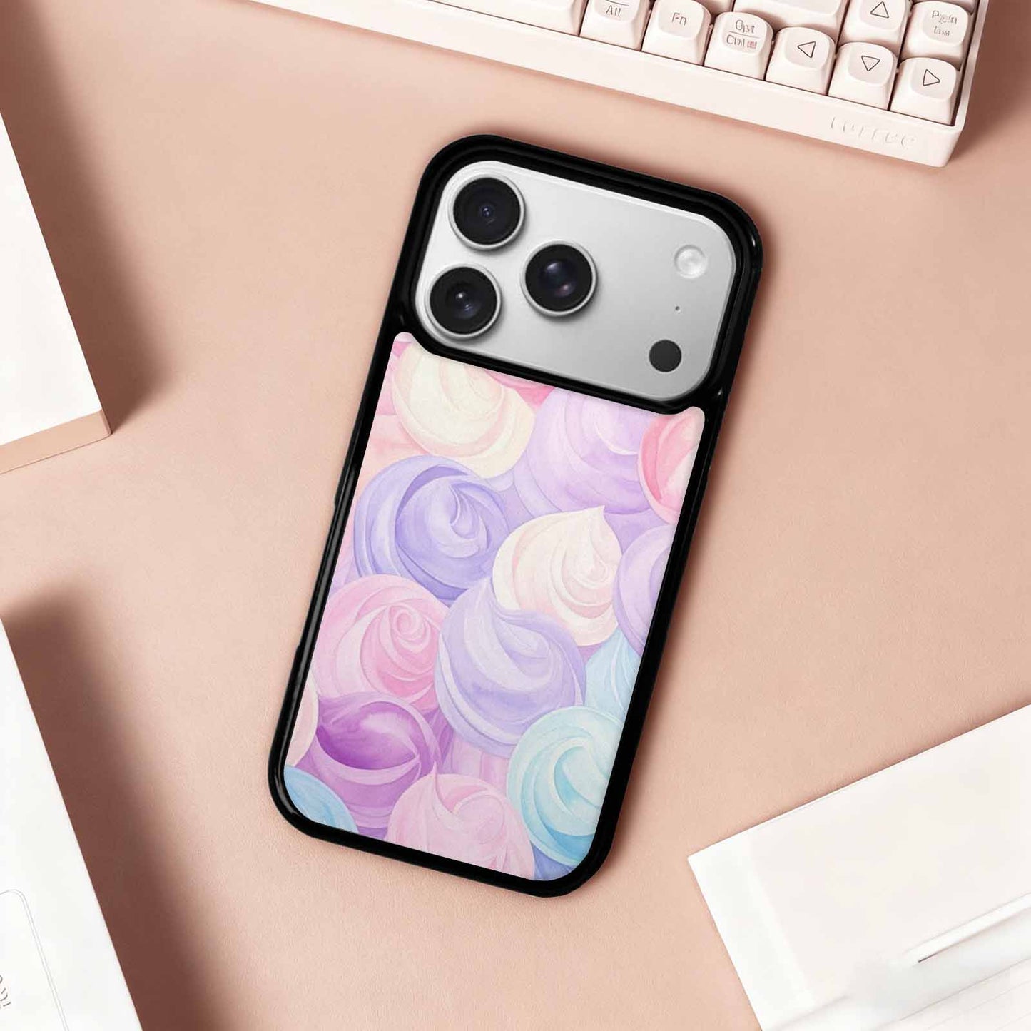 iPhone 17 Pro Case — Tie Dye Pastel Dream Blended Tie, Custom Designed Case Cover