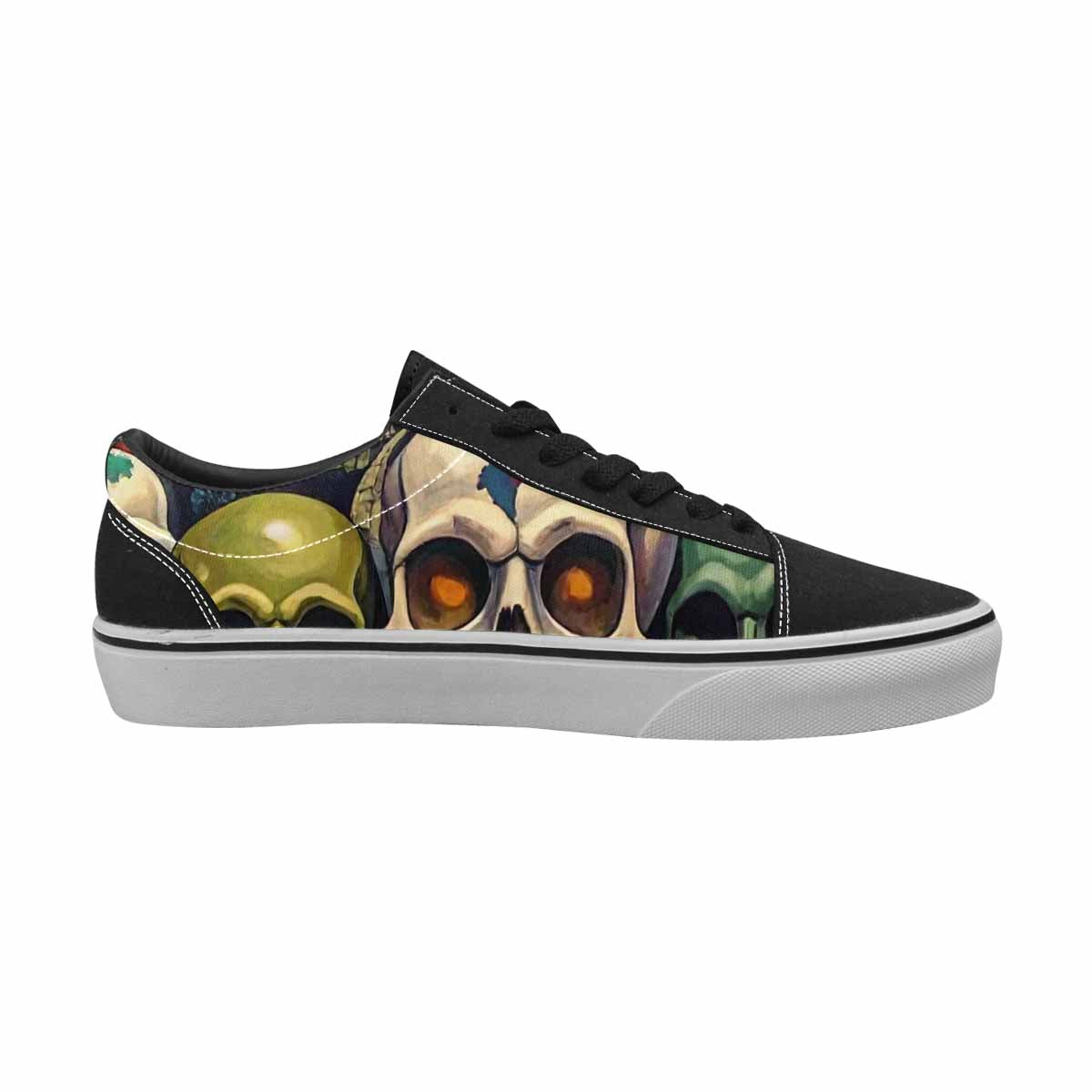 WOMEN'S Skulls Lace-Up Canvas Y2K Shoes