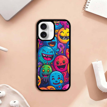 iPhone 17 Case — Small Funny Looking Cartoon Cute, Custom Designed Case Cover