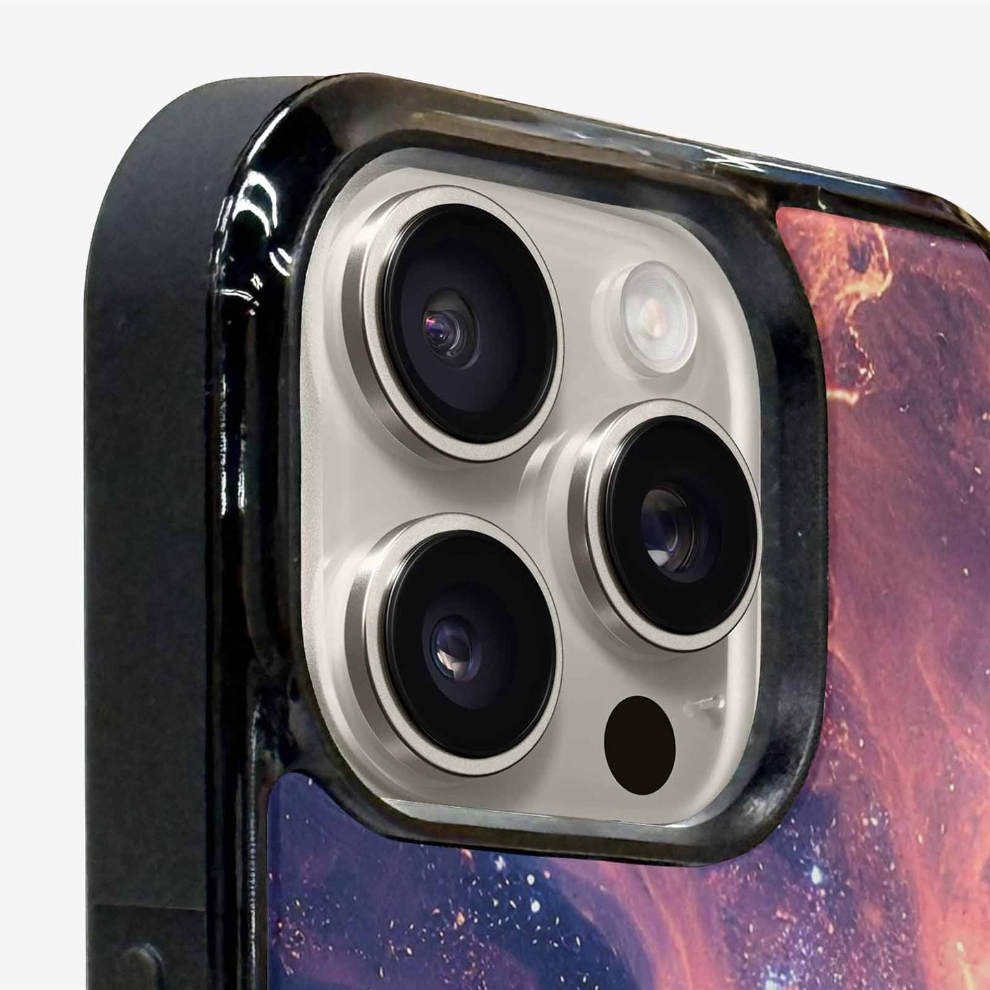 iPhone 16 Pro Case — Nebula Texture With Dense Star Cluster, Personalized Phone Case