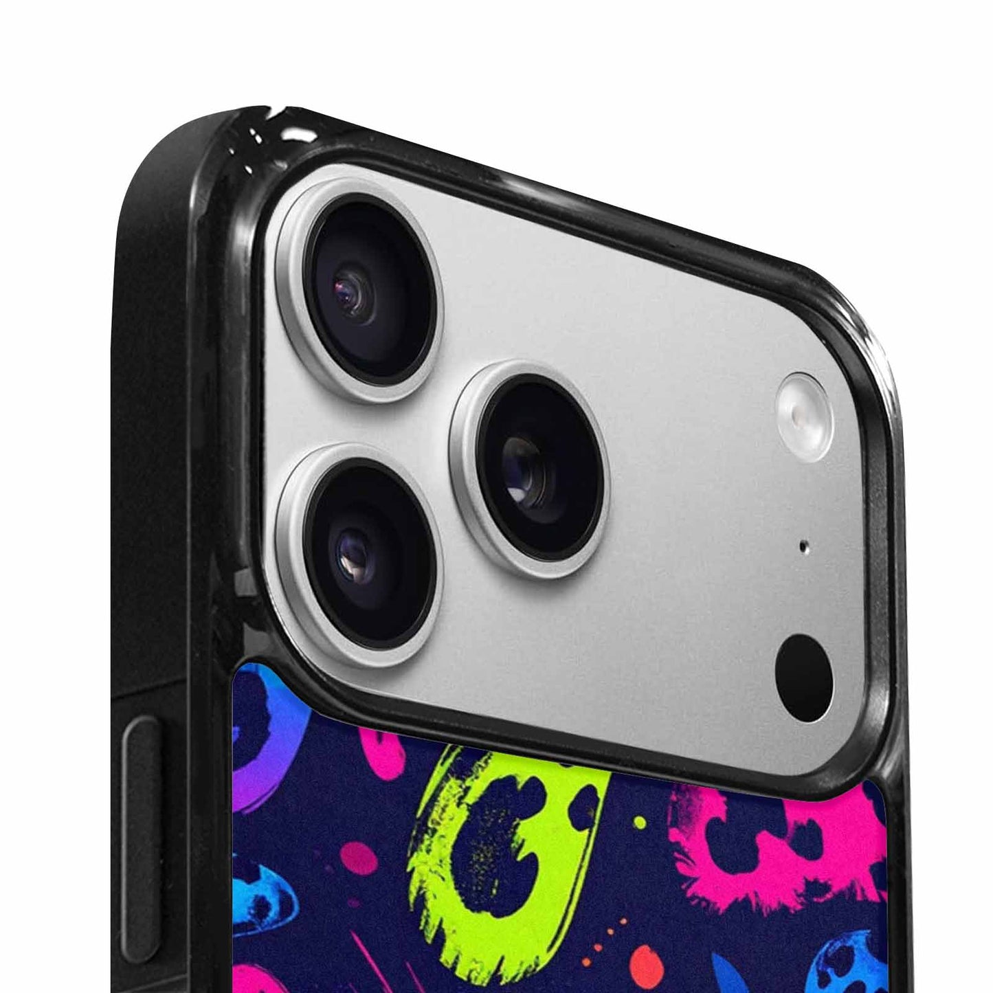 iPhone 17 Pro Max Case — Leopard Print Neon Seamless Animal Print, Custom Phone Case