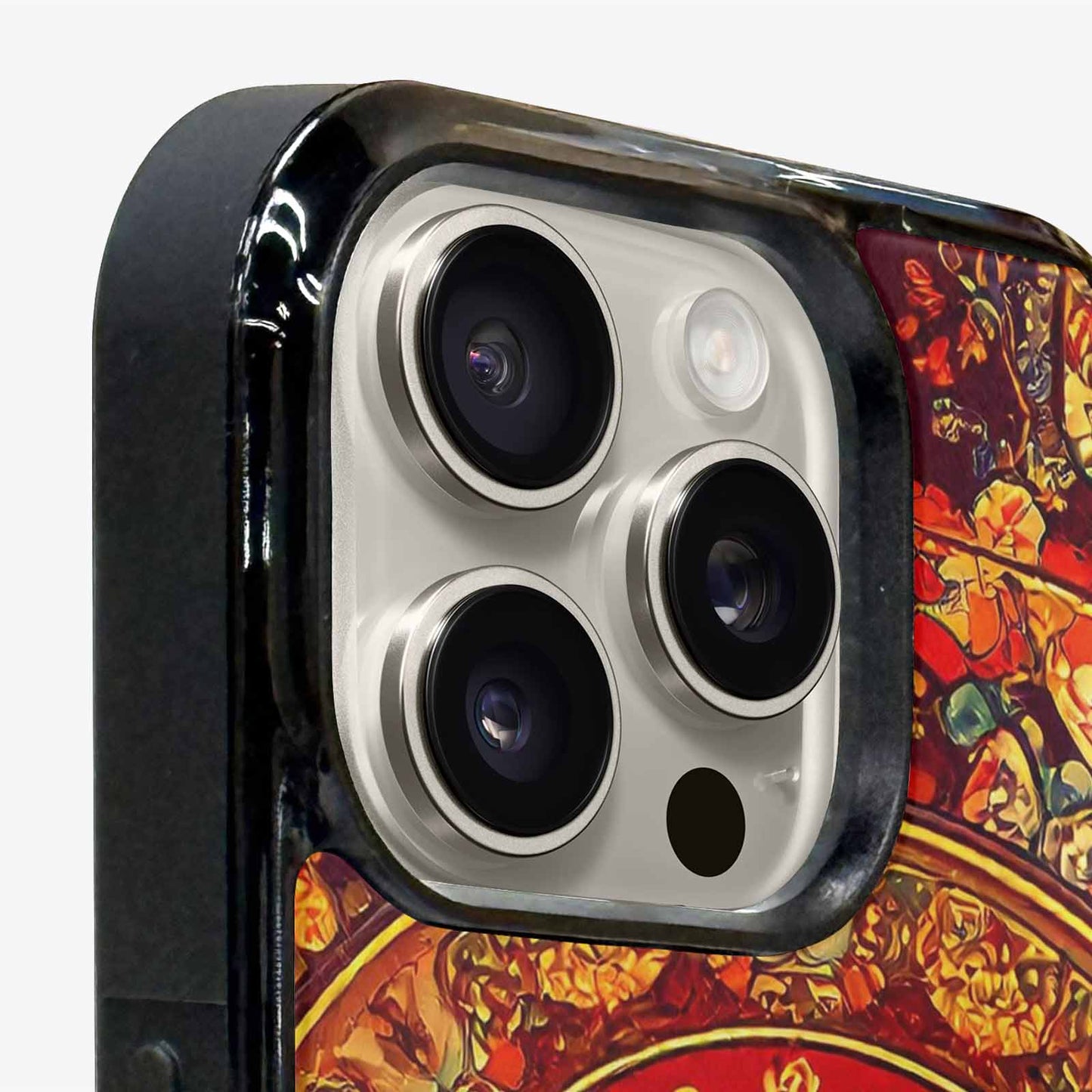 iPhone 16 Pro Max Case — Mandala Lions Art Seamless Pattern Vibrant, Unique Phone Case Design