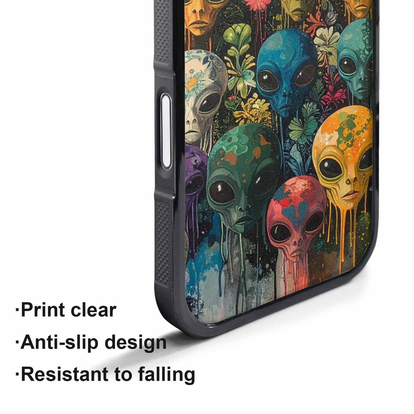 iPhone 17 Air Case — Aliens Pattern Hundreds Of Sma Alien, Custom Print Case Cover