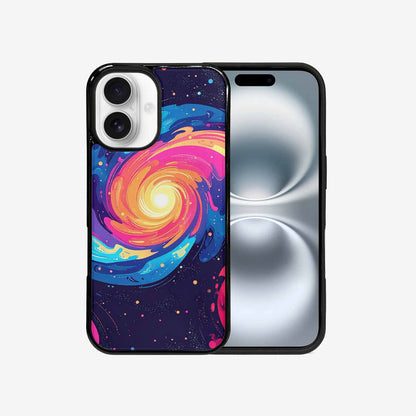 iPhone 16 Case — Love Wins Galaxy Seamless Pattern Vibrant, Custom Designed Case Cover