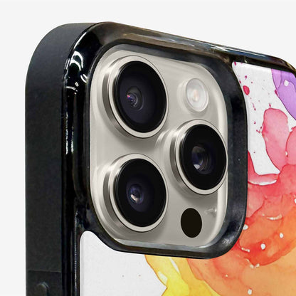 iPhone 16 Pro Max Case — Watercolor Splash Abstract Pattern Seamless Repeat, Customized Protective Case