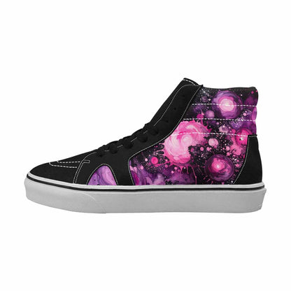 MEN'S Galaxy Nebula High Top Canvas Wallpaper Art Custom Sneakers