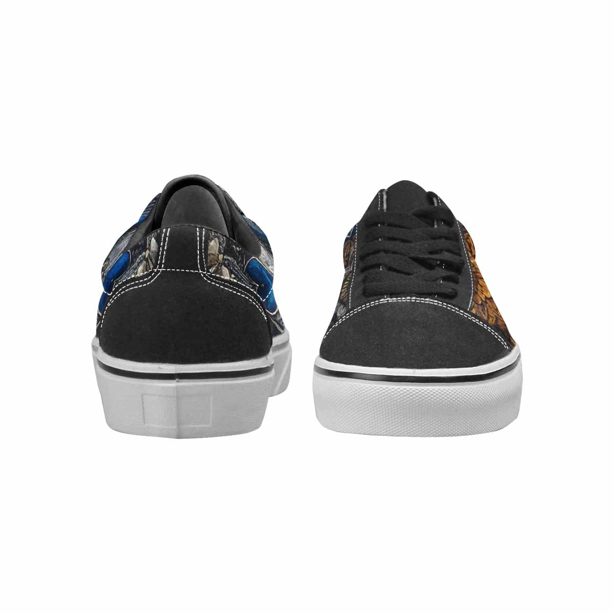 WOMEN'S Mandala Medallion Lace-Up Canvas Kaleidoscope Sneakers
