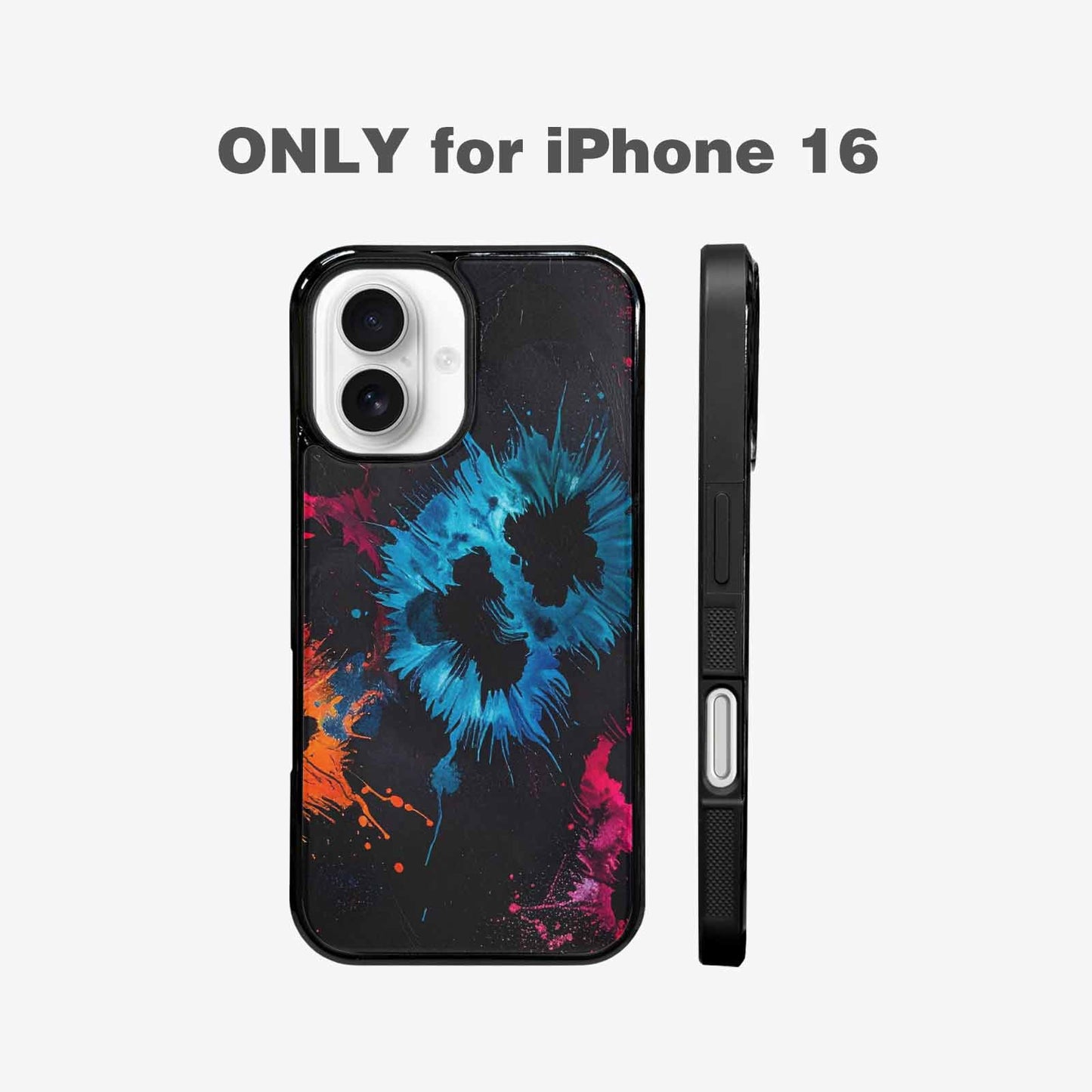 iPhone 16 Case — Dark Animal Print, Custom Printed Phone Case
