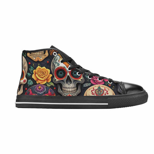 MEN'S Skull High Top Canvas Aesthetic Sneakers