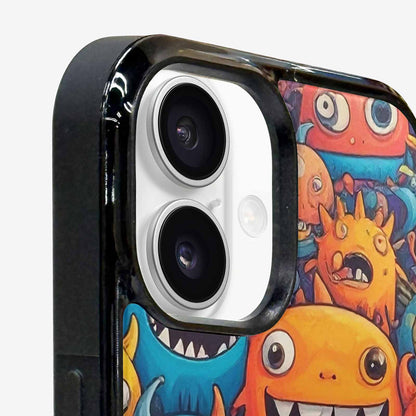 iPhone 16 Plus Case — Monsters General Cartoon Monst D4o, Custom Print Case Cover