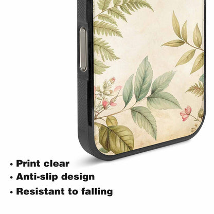 iPhone 16 Pro Max Case — Vintage Botanical Art Pattern, Custom Made Phone Cover