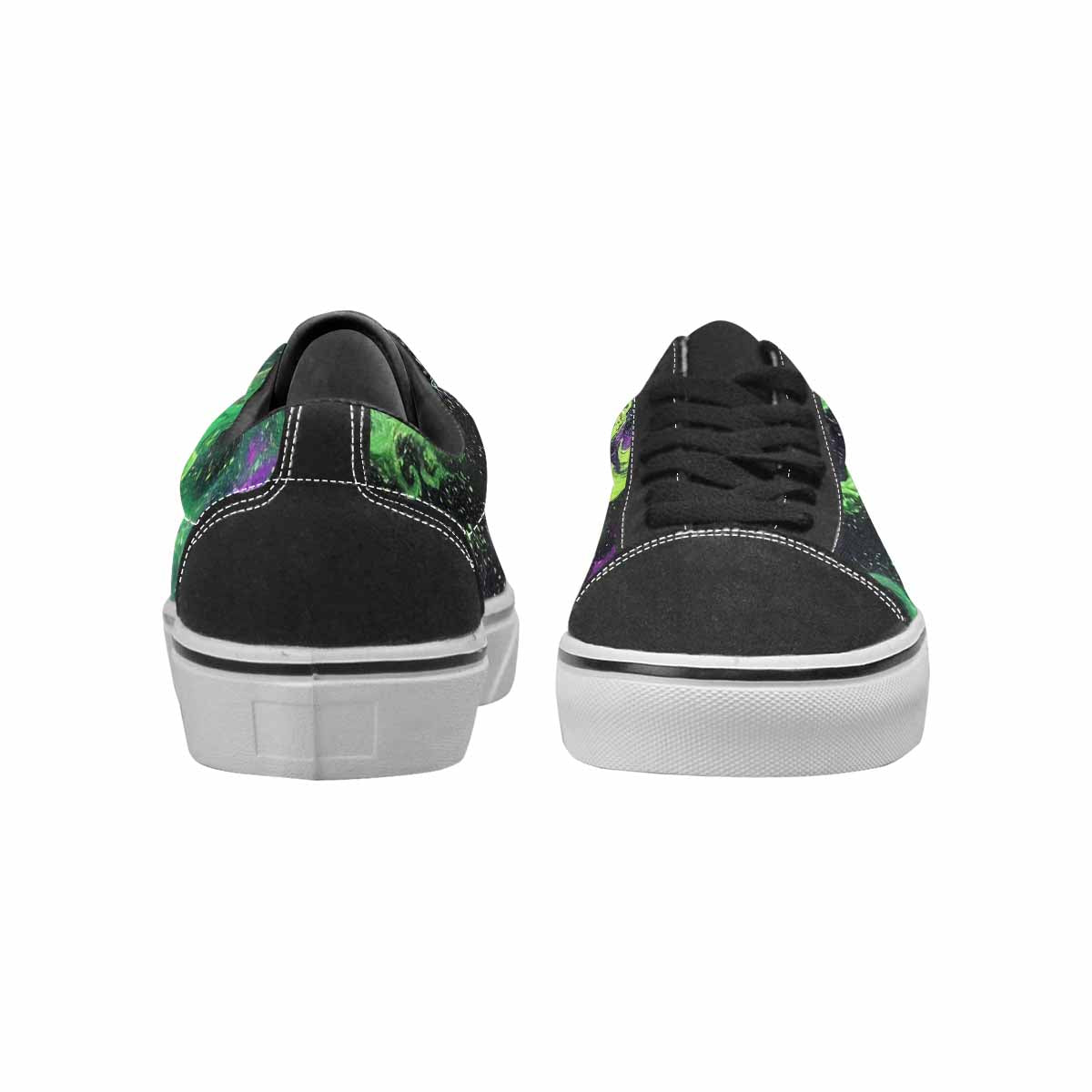 WOMEN'S Galaxy Nebula Lace-Up Canvas Wallpaper Art Sneakers