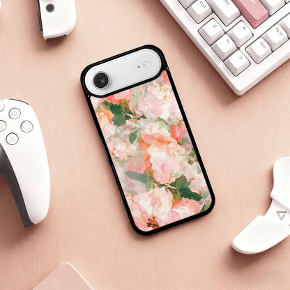 iPhone 17 Air Case — Marble Floral Art Seamless Pattern Floral, Personalized Phone Case