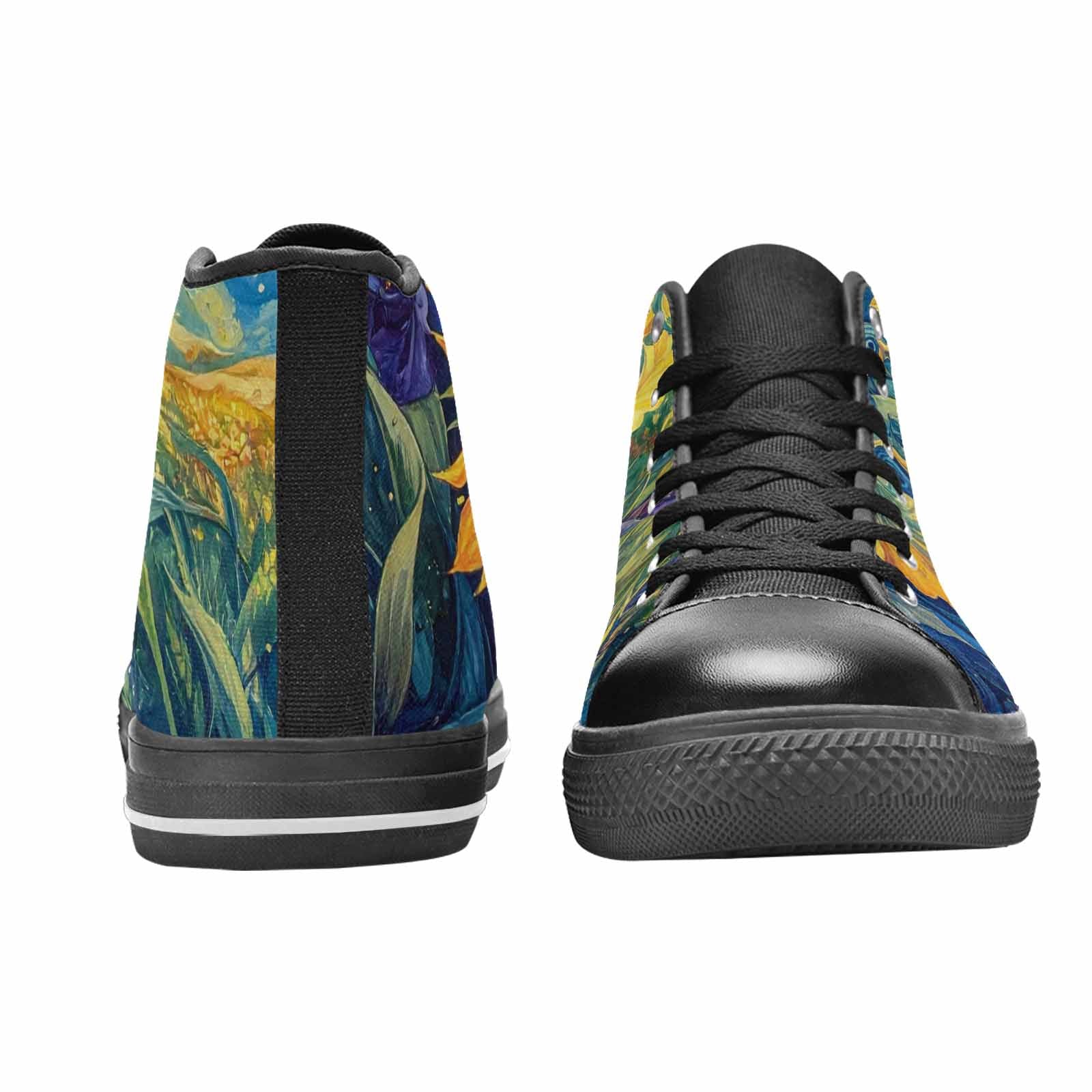 MEN'S Blend All Versions High Top Canvas Vibrant Chaos Sneakers