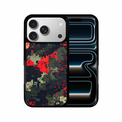 iPhone 17 Pro Case — Small Military Camouflage Blotch Pattern Camo, Custom Printed Phone Case