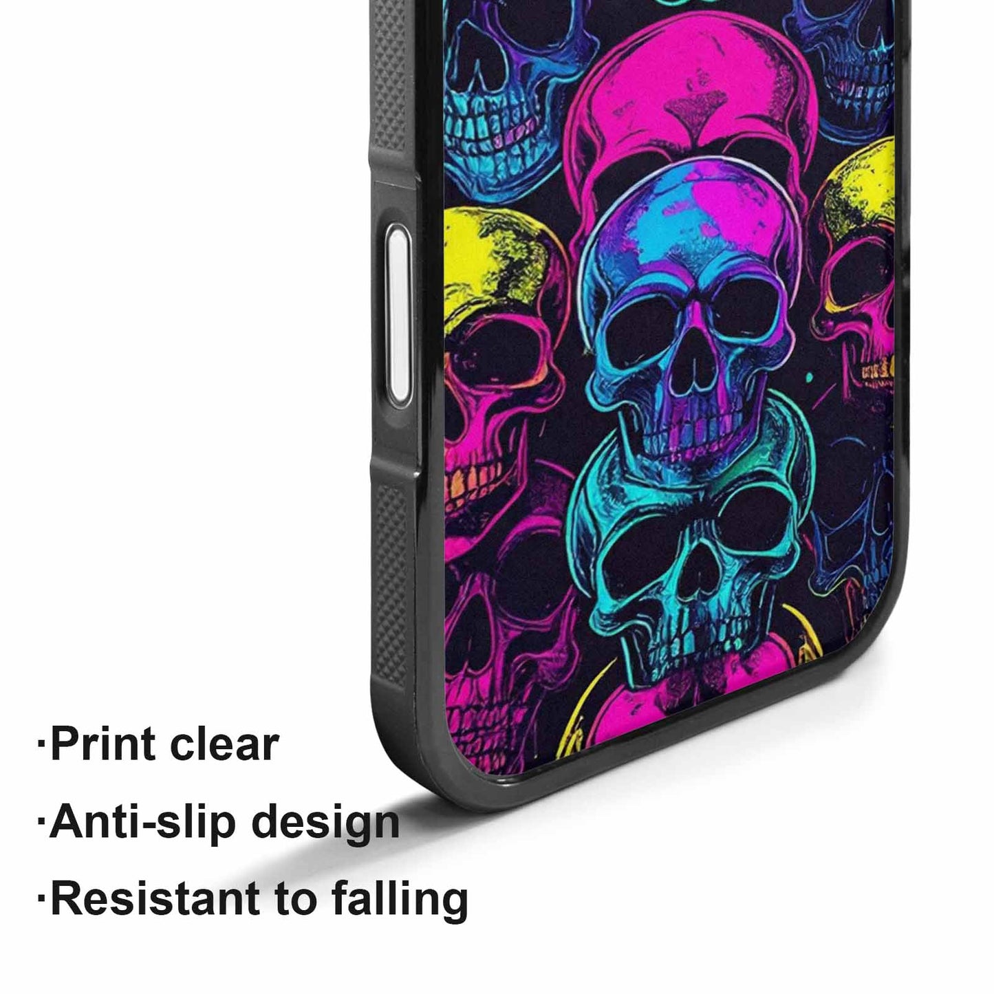 iPhone 17 Case — Skull Dark Art Gothic Print Gothic, Custom Made Phone Cover