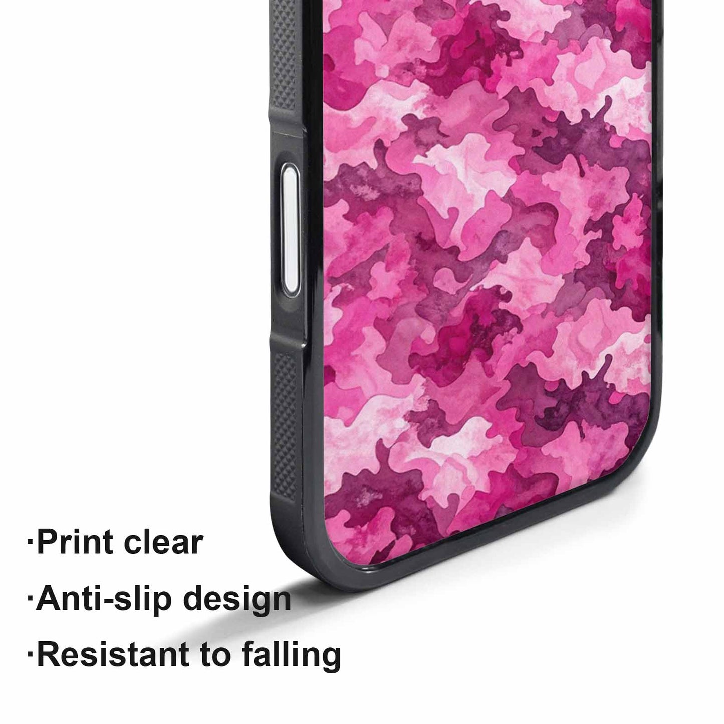 iPhone 17 Pro Case — Small Military Camouflage Blotch Pattern Camo, Custom Print Case Cover