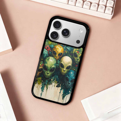 iPhone 17 Pro Case — Aliens Pattern Hundreds Of Sma Alien, Personalized Phone Case