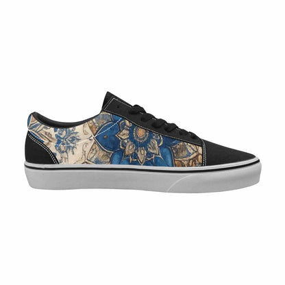 MEN'S Mandala Canvas Lace-Up Vivid Custom Shoes