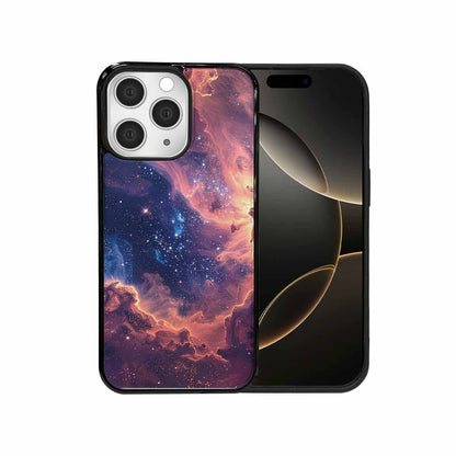 iPhone 15 Pro Max Case — Nebula Texture With Dense Star Cluster, Original Design Phone Case