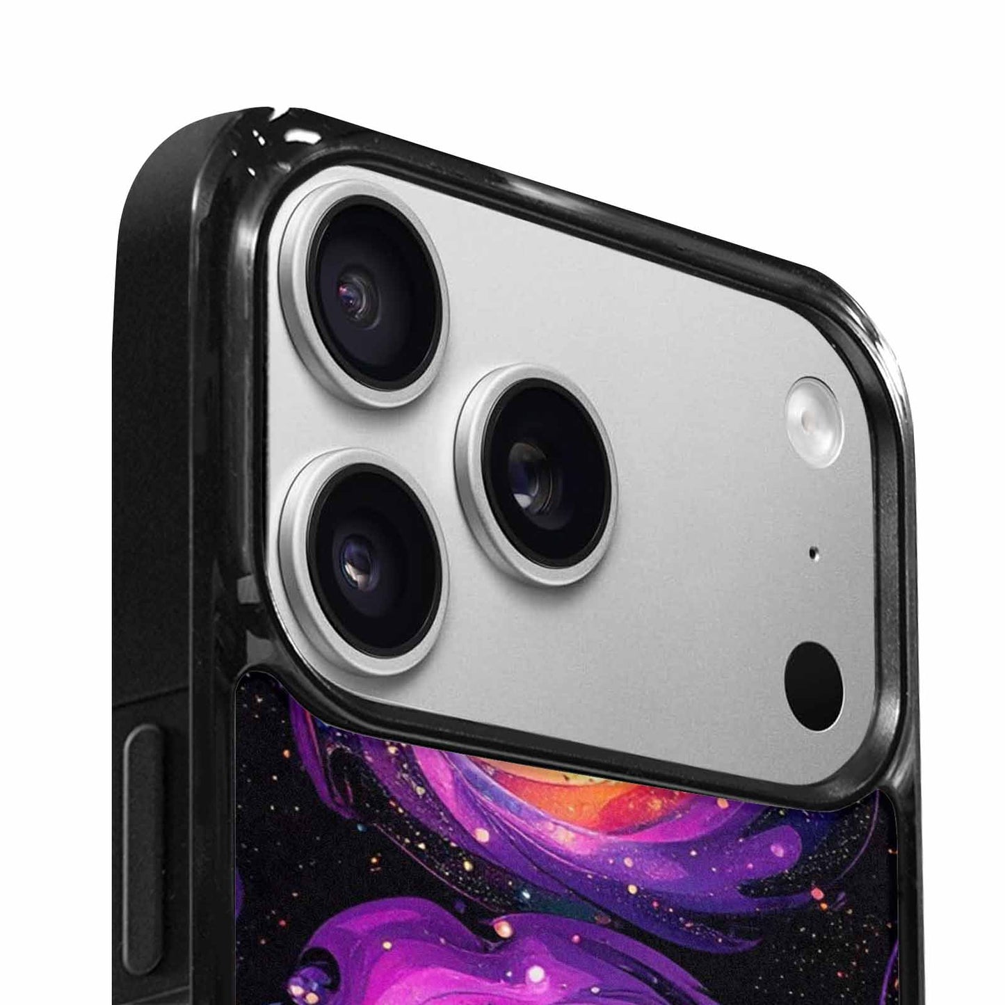 iPhone 17 Pro Max Case — Rose Galaxy Art Seamless Galaxy Space, Custom Designed Case Cover