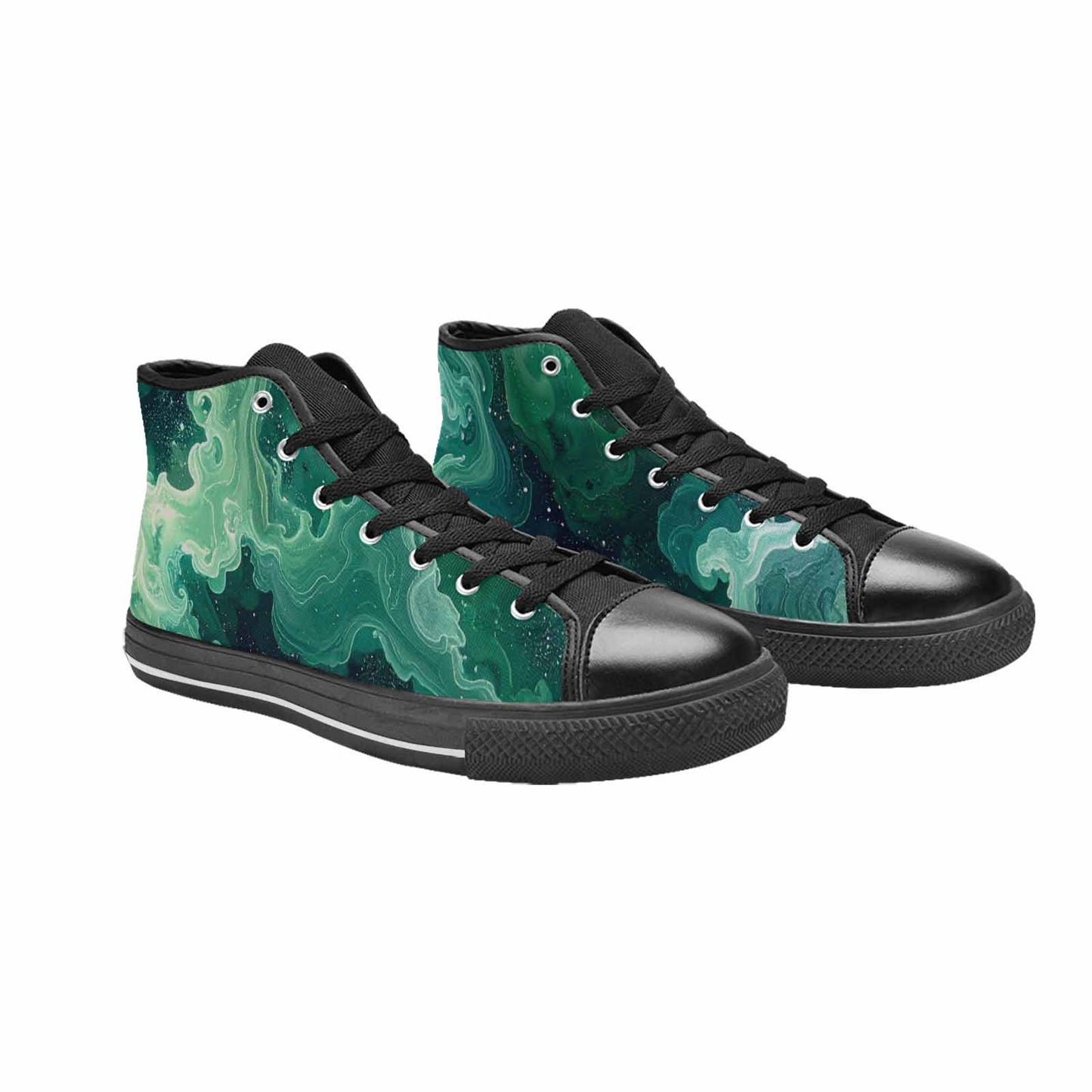 MEN'S Galaxy Art - High Top Canvas Y2K Sneakers