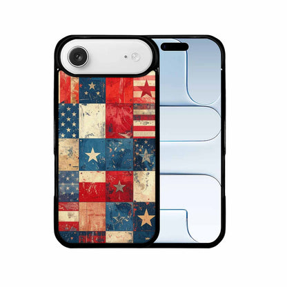 iPhone 17 Air Case — Small American Flag Stars And Galaxy, Custom Phone Case
